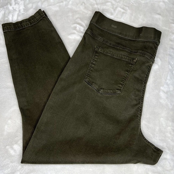 Buffalo David Bitton Olive Green High Rise Pull On Jegging Jeans Pants XXL - Picture 6 of 11